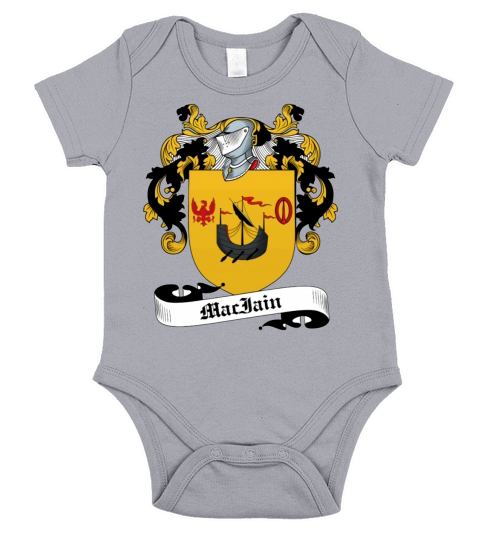 MacIain Family Crest Scottish Family Crests Short Sleeve Baby One-Piece