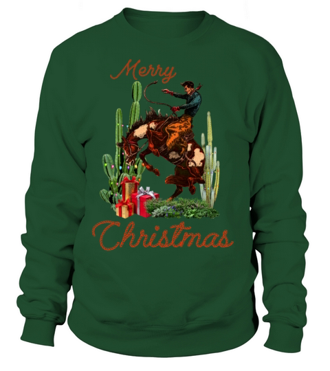 Merry Christmas Cowboy Women's Sweatshirt