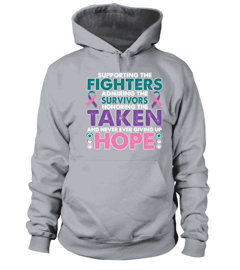 Thyroid cancer Awareness Survivor Support Warrior Men's Hoodie