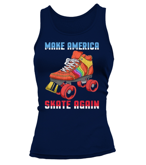 Rollerskates Vintage Roller Skating Disco Tank top Woman