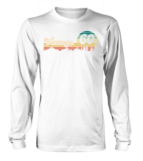 Vintage 1960 62th Birthday 62 Years Gift Bday Long sleeved Unisex