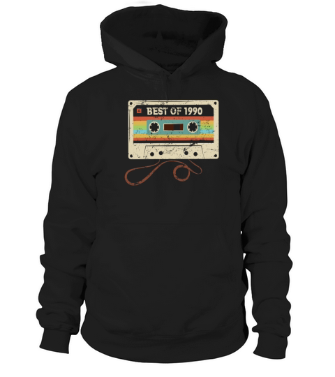 Best of 1990 Vintage Cassette 31st Birthday Gifts Women's Hoodie