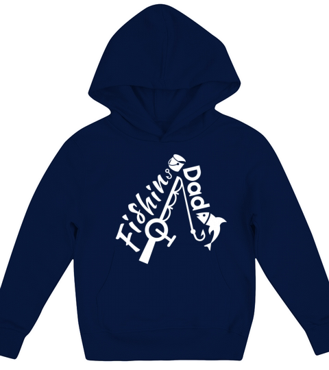 Fishing dad shirt and fathers day gifts. Kids Hoodie