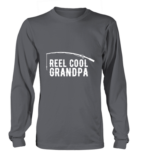 Reel cool grandpa Funny Fisherman gift Women's Long Sleeve