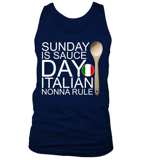 Funny Italian Sauce Saying Men's Tank Top