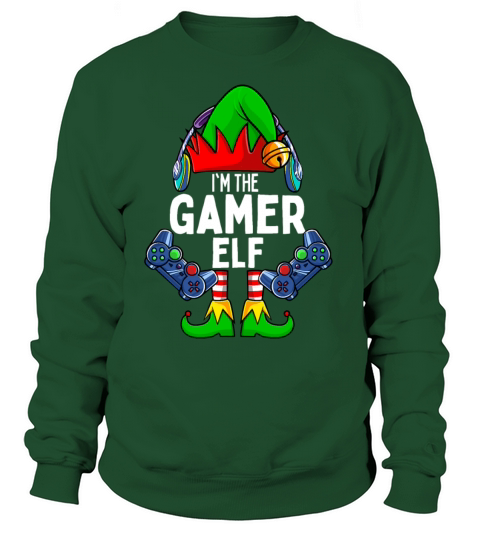 Gamer Elf Matching Family Christmas Women's Sweatshirt