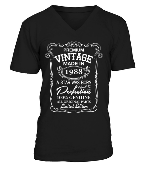 vintage made in 1988 Men's V-Neck T-shirt