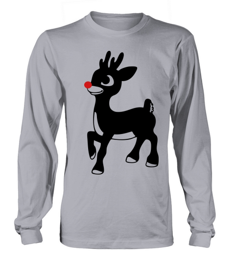 02 rudolph red nose reindeer xmas 01 Women's Long Sleeve
