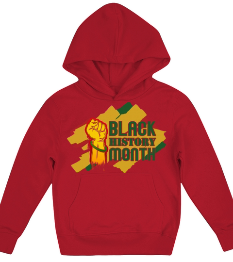 Black History Month Tee For African American Kids Hoodie