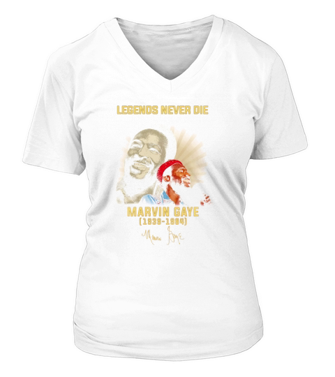 Legends never die Marvin Gaye 1939 1984 V-neck T-Shirt Woman