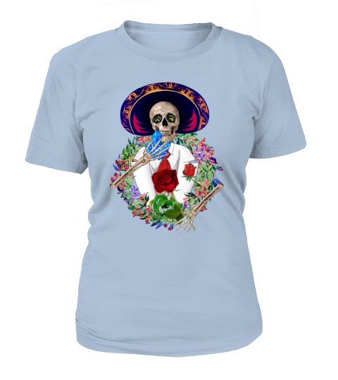 Skeleton With Floral And Crystals Women's T-Shirt
