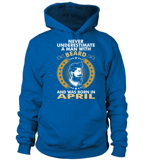 Beard Born In April Women's Hoodie