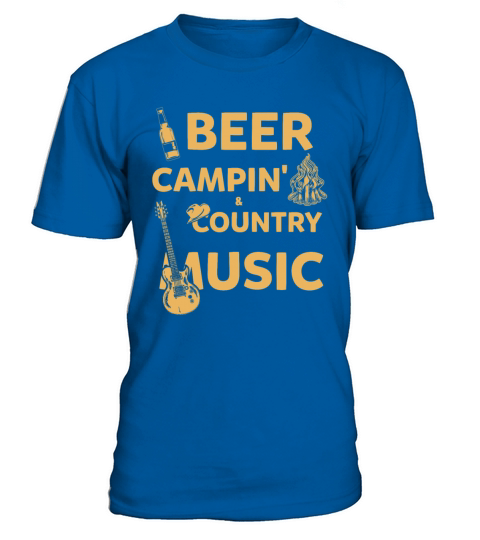 Beer Camping Country Music T Shirt Men's T-Shirt