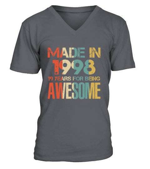 Made In 1998 20 Years Of Awesomeness t-shirt Men's V-Neck T-shirt