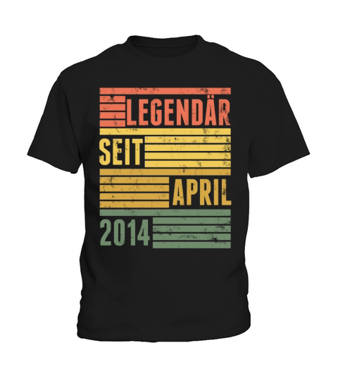Legendary Since April 2014 6th Birthday Present Kids T-Shirt