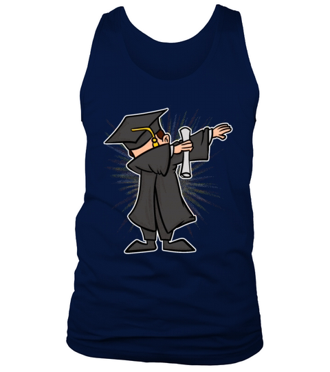 Dabbing Graduate Tee Cute Student Gift TShirt Men's Tank Top