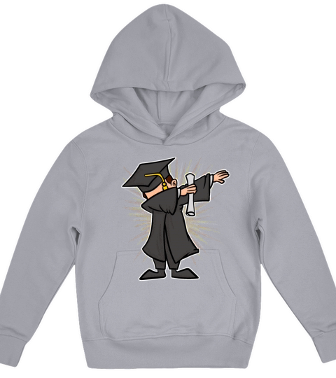 Dabbing Graduate Tee Cute Student Gift TShirt Kids Hoodie