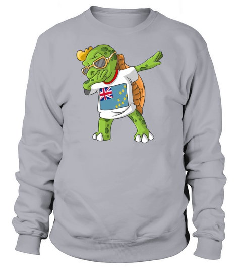 Tuvalu Dabbing Turtle Women's Sweatshirt
