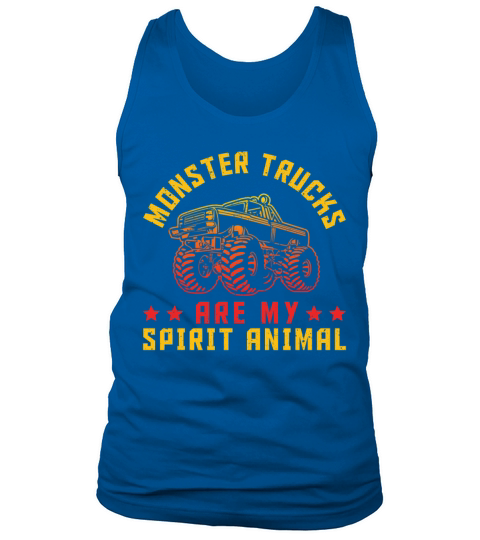 Retro Vintage Monster Trucks Are Men's Tank Top