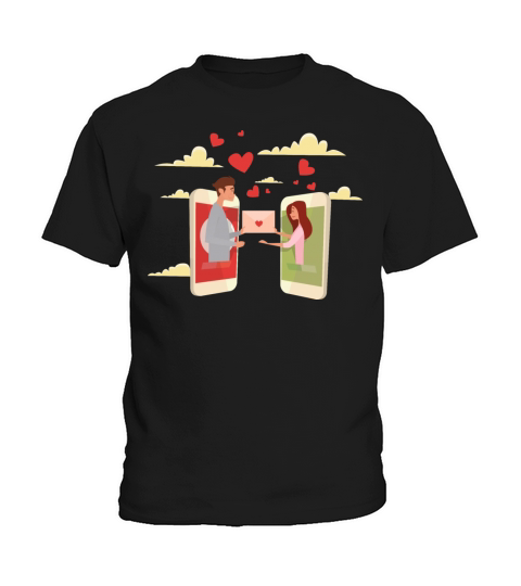 Valentines Day Couple Kids T-Shirt