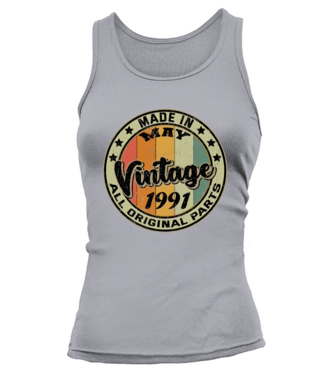 Made In May Vintage 1991 All Original Parts Women's Tank Top