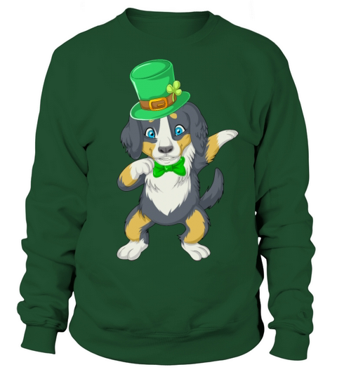 dabbing bernese st patricks day Men's Sweatshirt