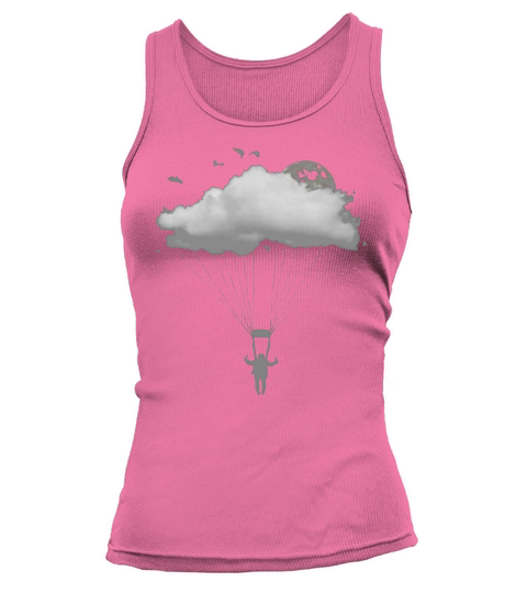 Skydiving Shirt- Funny Skydiver Night Sky Graphic T-Shirt Tank top Woman