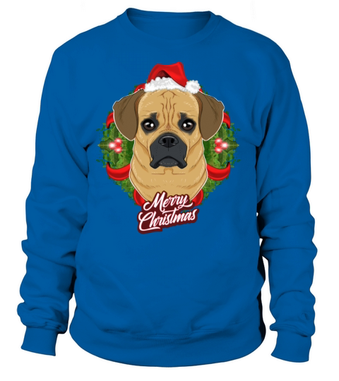 Puggle Lover I Merry Christmas Puggle Women's Sweatshirt