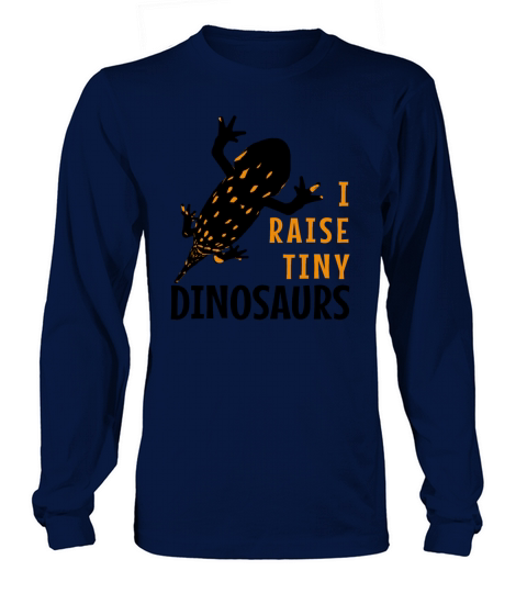 I Raise Tiny Dinosaurs Funny Bearded Dragon Pet Men's Long Sleeve