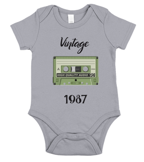 Vintage 1987 Short Sleeve Baby One-Piece