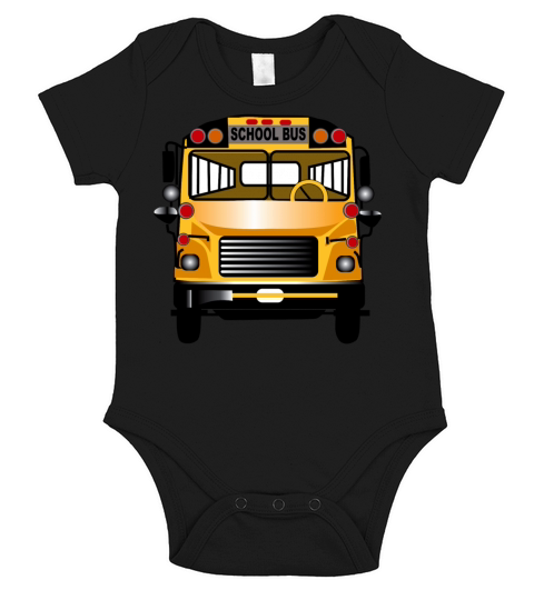 School Bus Short Sleeve Baby One-Piece