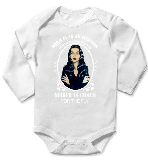 Addams Family Values T-Shirt Long Sleeve Baby One-Piece