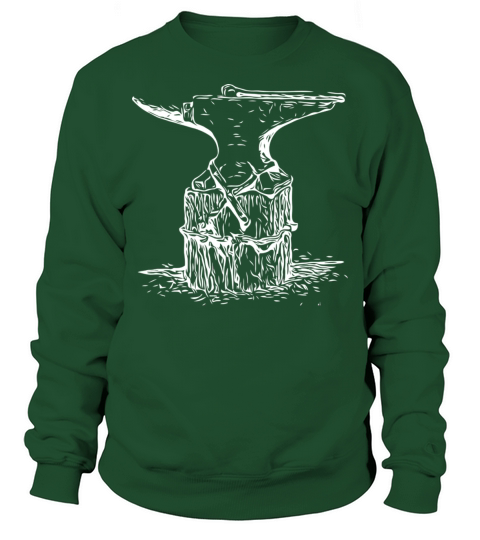 Distressed Vintage Blacksmith Anvil Men's Sweatshirt