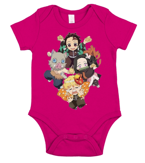 Tanjiro Kamado Demon Short Sleeve Baby One-Piece
