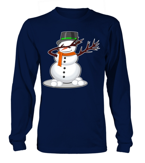 Snowman dancing dab Women's Long Sleeve