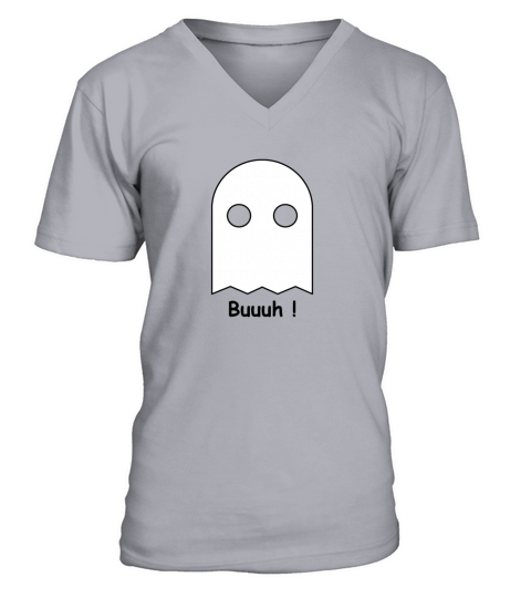 White Ghost T-Shirt Men's V-Neck T-shirt