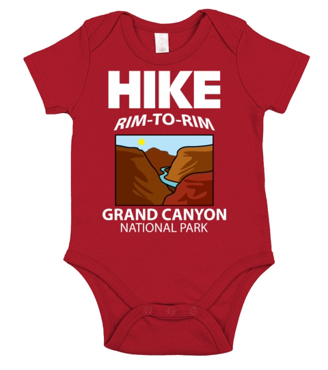 Rim-To-Rim Grand Canyon National Park Arizona Hike Short Sleeve Baby One-Piece