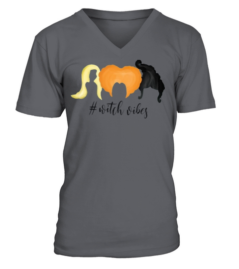 Halloween Shirt For Women Witch Vibes T Shirt Men's V-Neck T-shirt