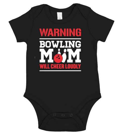 Bowling Mom Shirt Short Sleeve Baby One-Piece