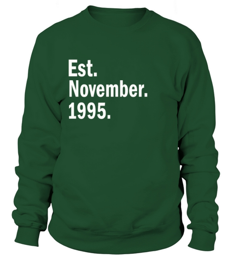 Est November 1995 Women's Sweatshirt