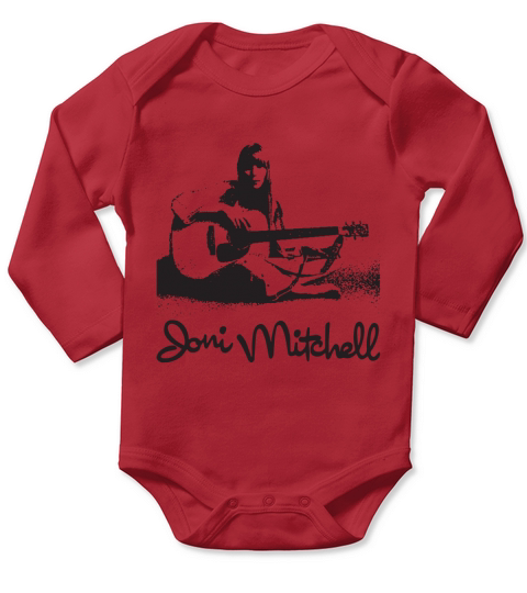 Joni Mitchell Tshirt Long Sleeve Baby One-Piece