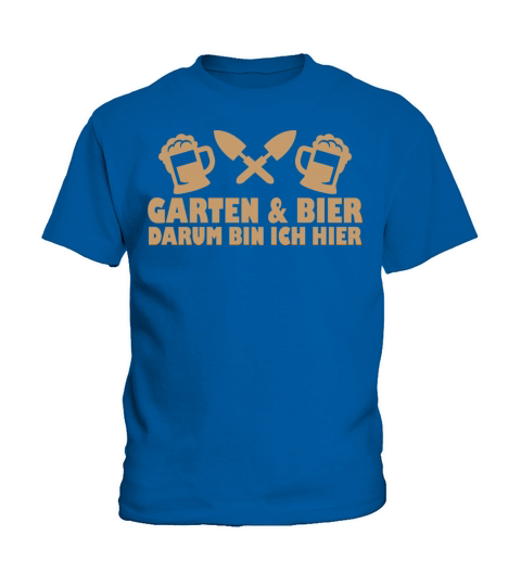 Garden and beer gardener gardening gift Kids T-Shirt