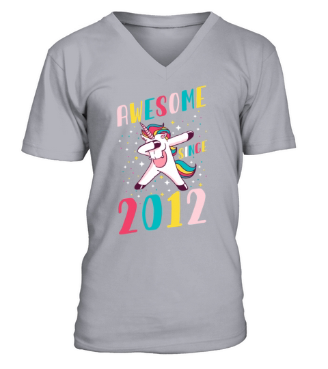 Awesome 2012 Birthday Men's V-Neck T-shirt