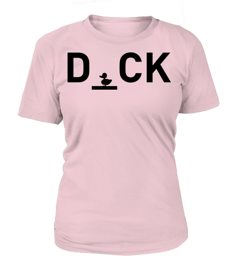 duck dick funny joke cock provocative typography Women's T-Shirt