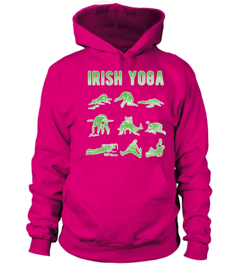 Irish Yoga for a Festive Fan Women's Hoodie