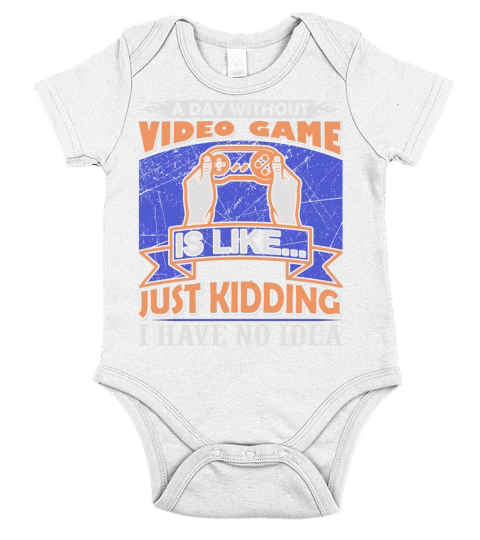 A Day Without Video Game Short Sleeve Baby One-Piece