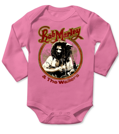 Bob Marley Long Sleeve Baby One-Piece