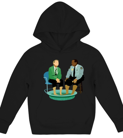 Mr Rogers Officer Clemmons Pool Kids Hoodie
