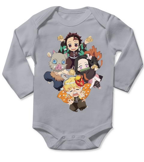 Tanjiro Kamado Demon Long Sleeve Baby One-Piece