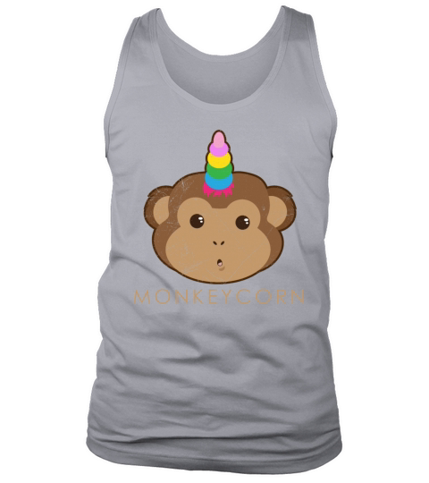 Unicorn Monkeycorn Unicorn Party Gift Idea Men's Tank Top